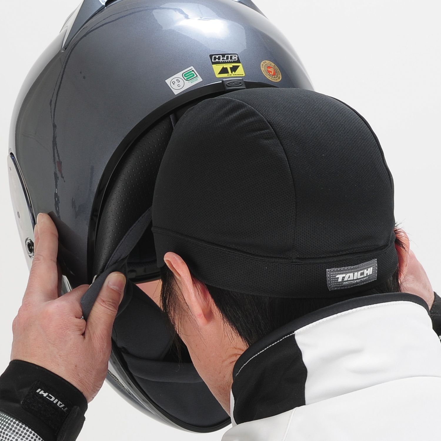 RS Taichi Cool Ride Helmet Inner Cap Black - Image 5